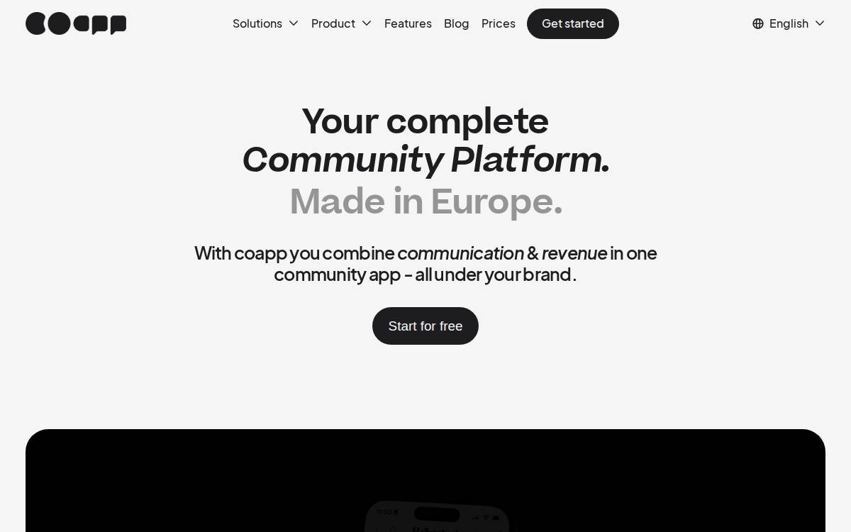 coapp website preview