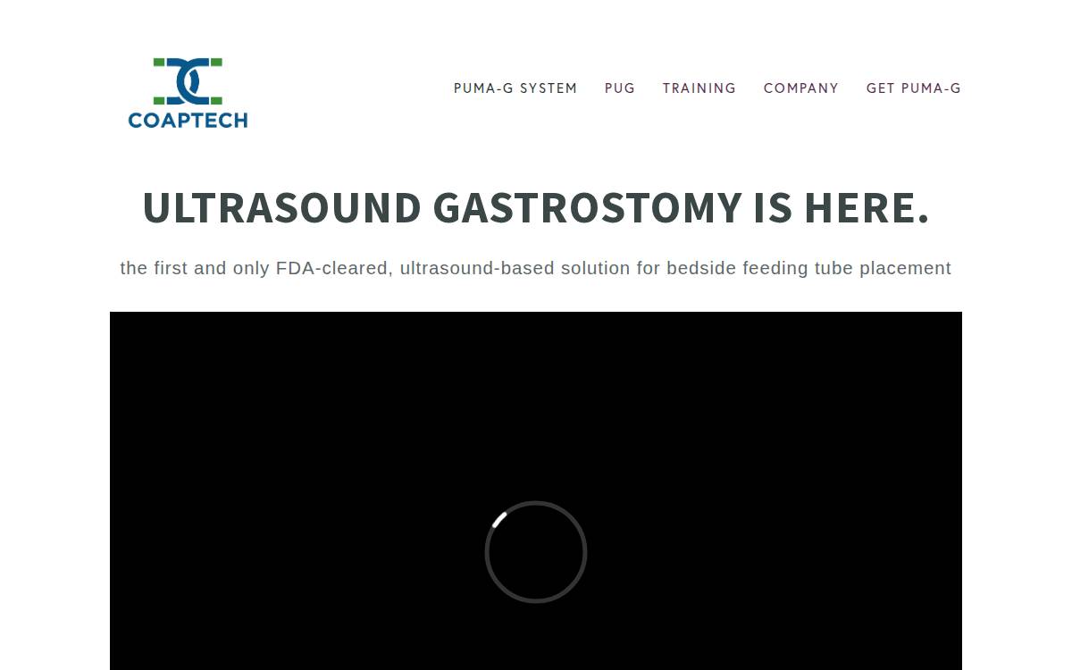 CoapTech website preview