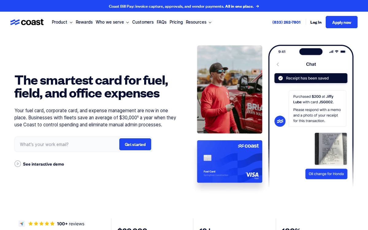 Coast website preview