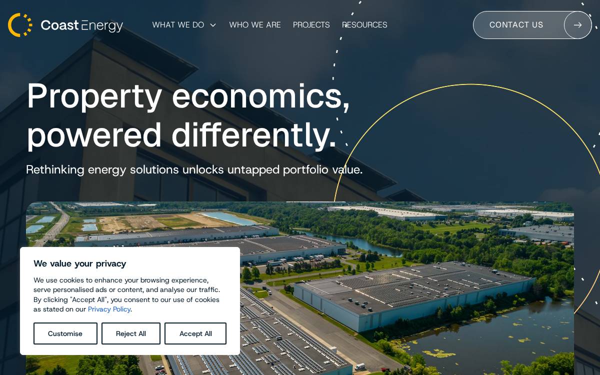 Coastenergy website preview