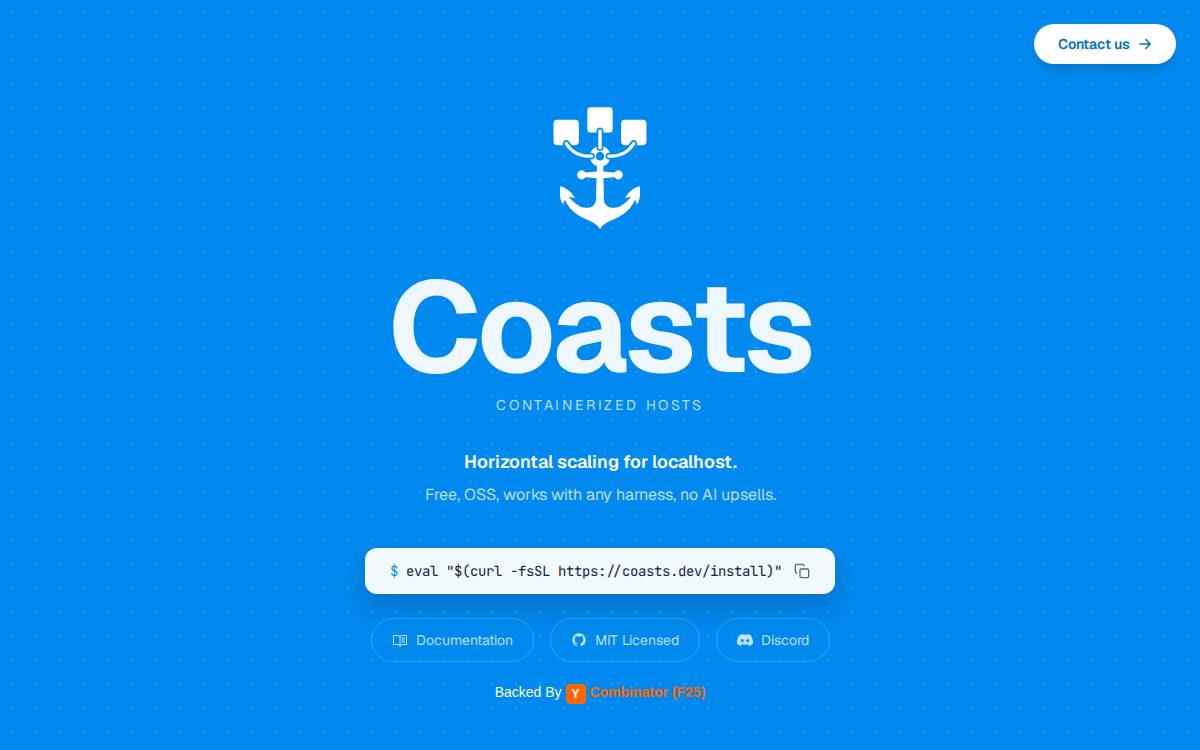 Coasts website preview