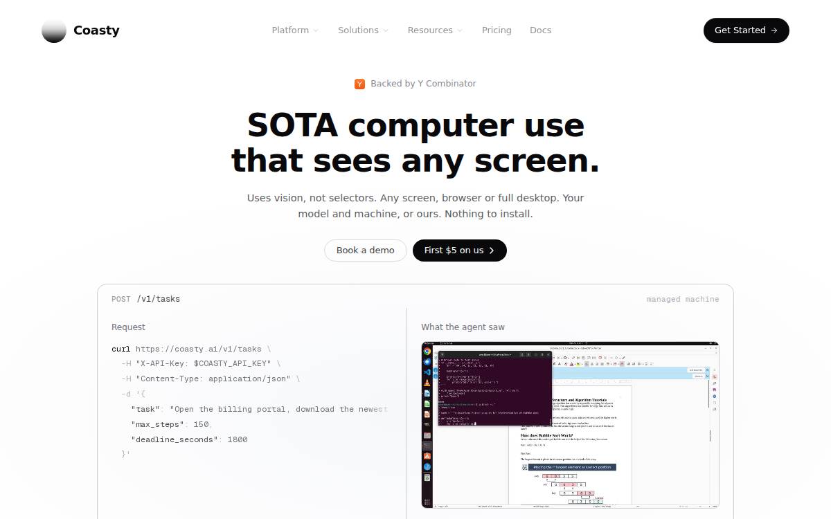 CoArena website preview