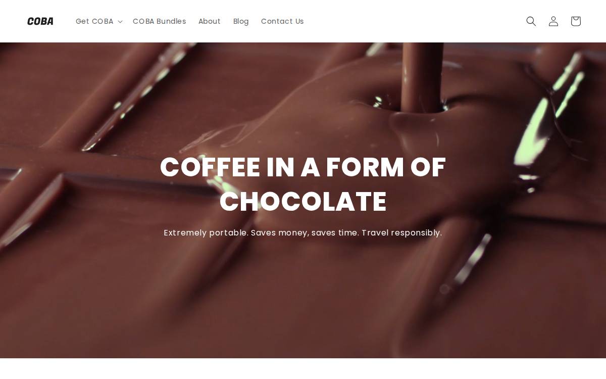 Coba website preview