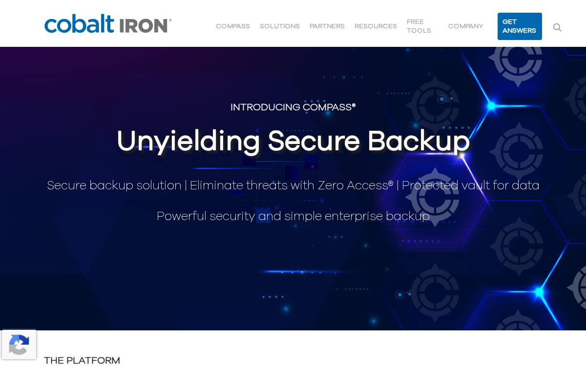 Cobalt Iron website preview
