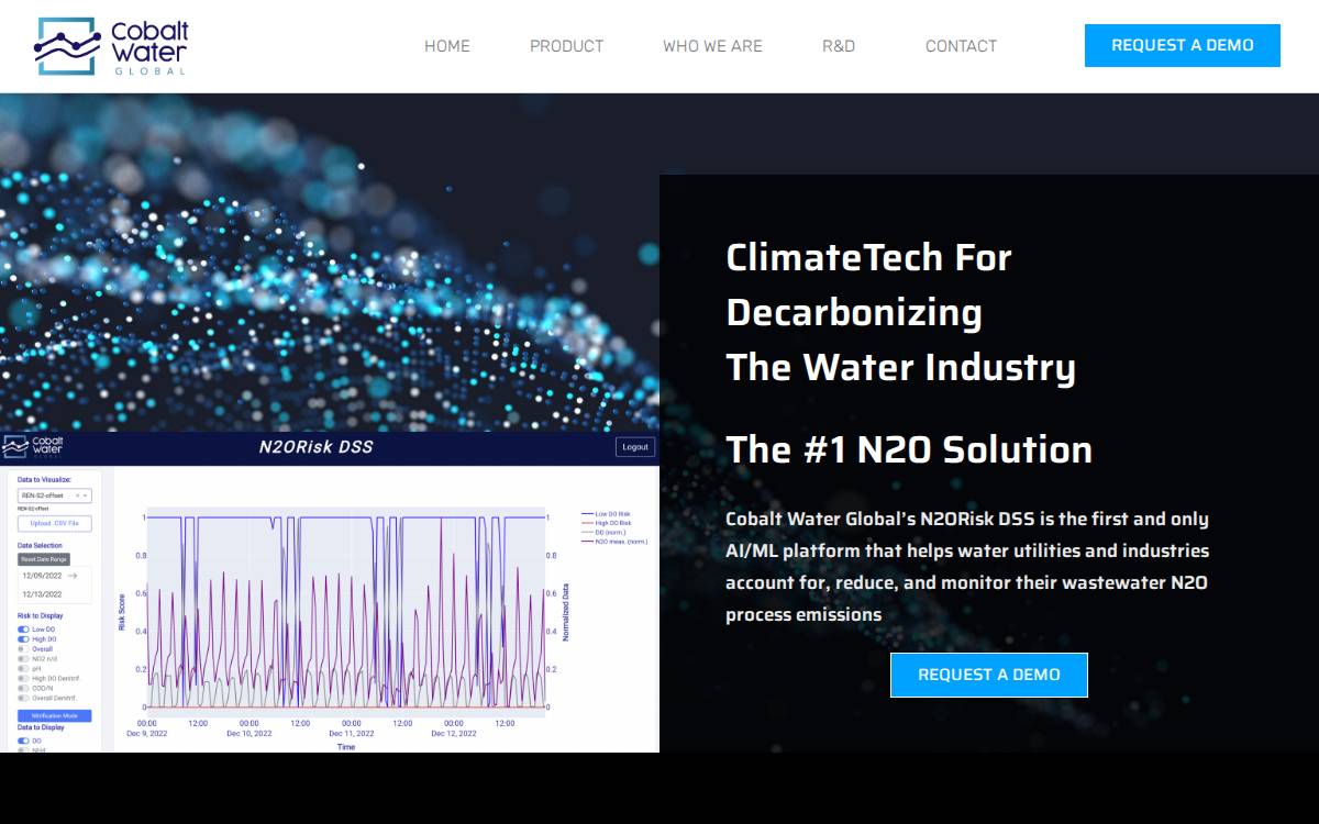 Cobalt Water Global website preview