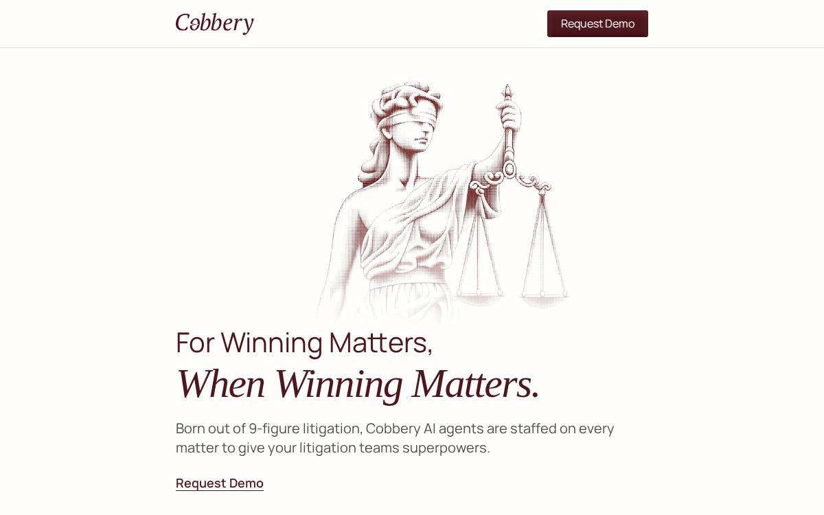 Cobbery website preview