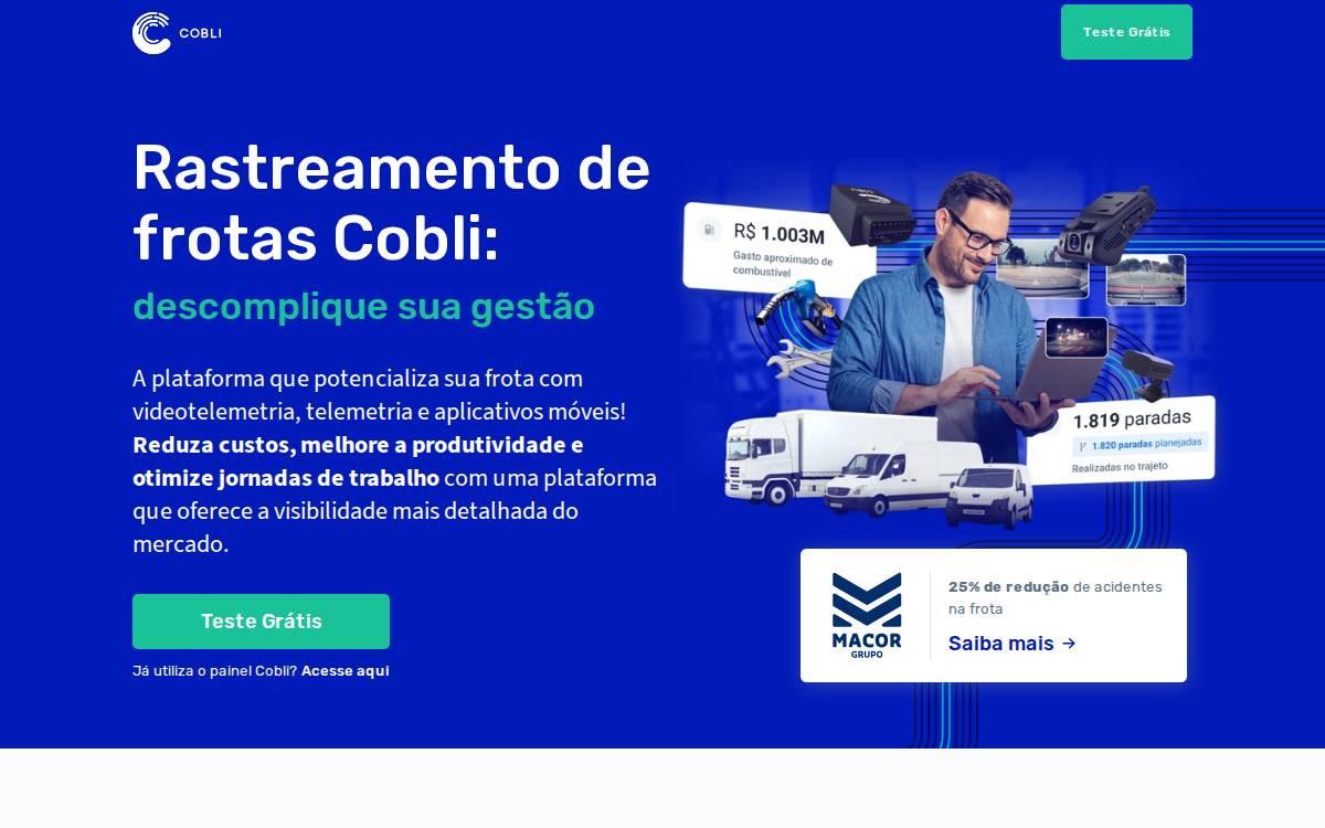 Cobli website preview