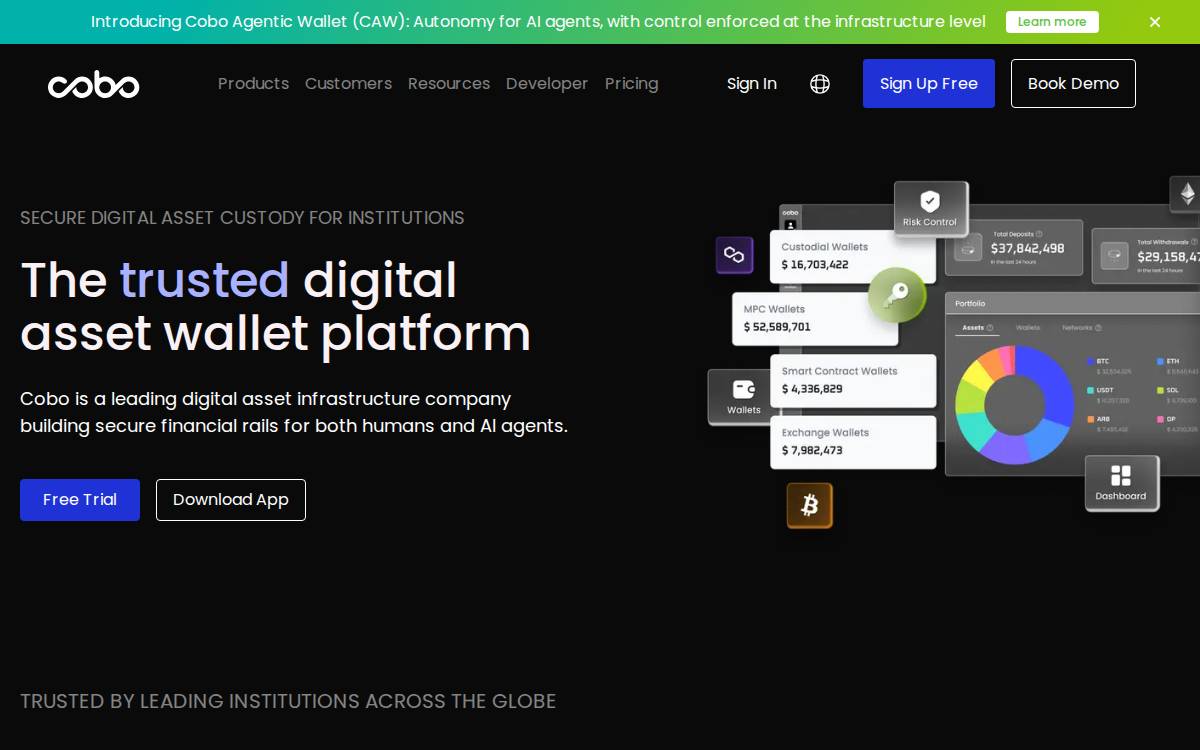 Cobo website preview
