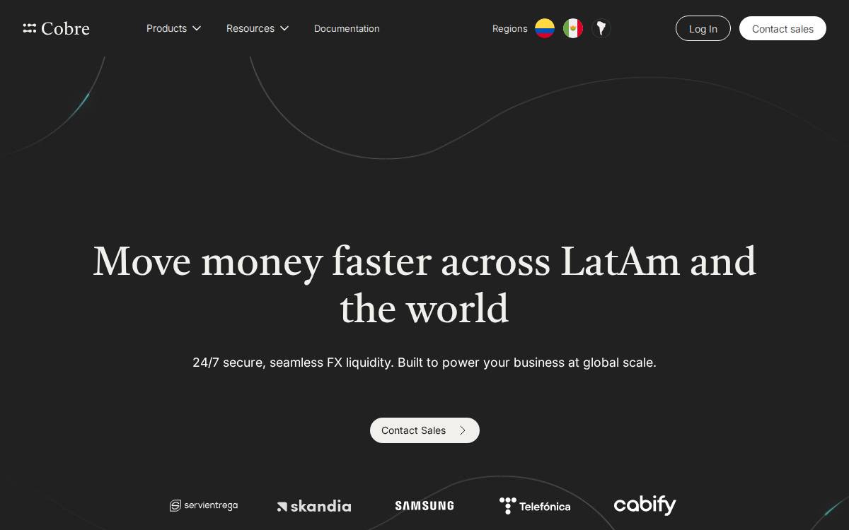 Cobre website preview