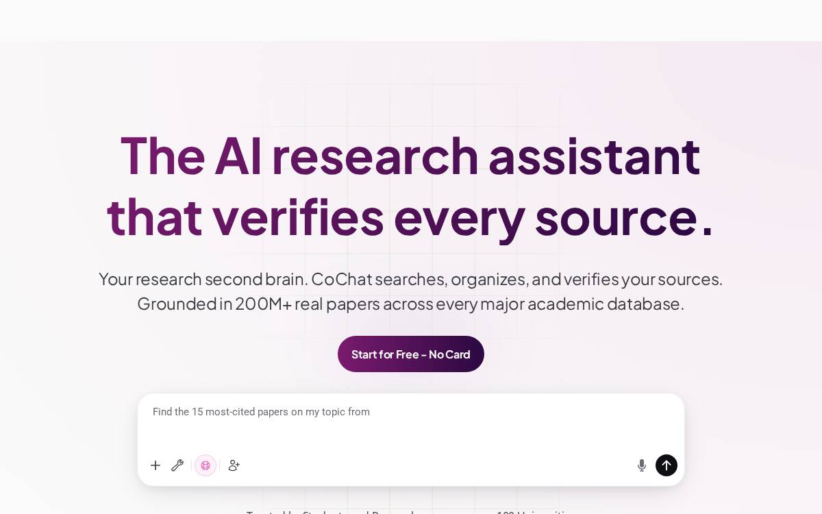 Cochat website preview