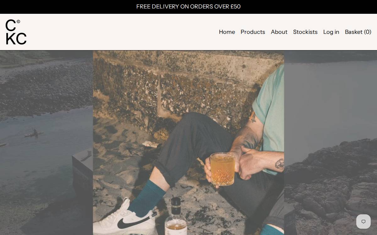 Cocktail Keg Company website preview