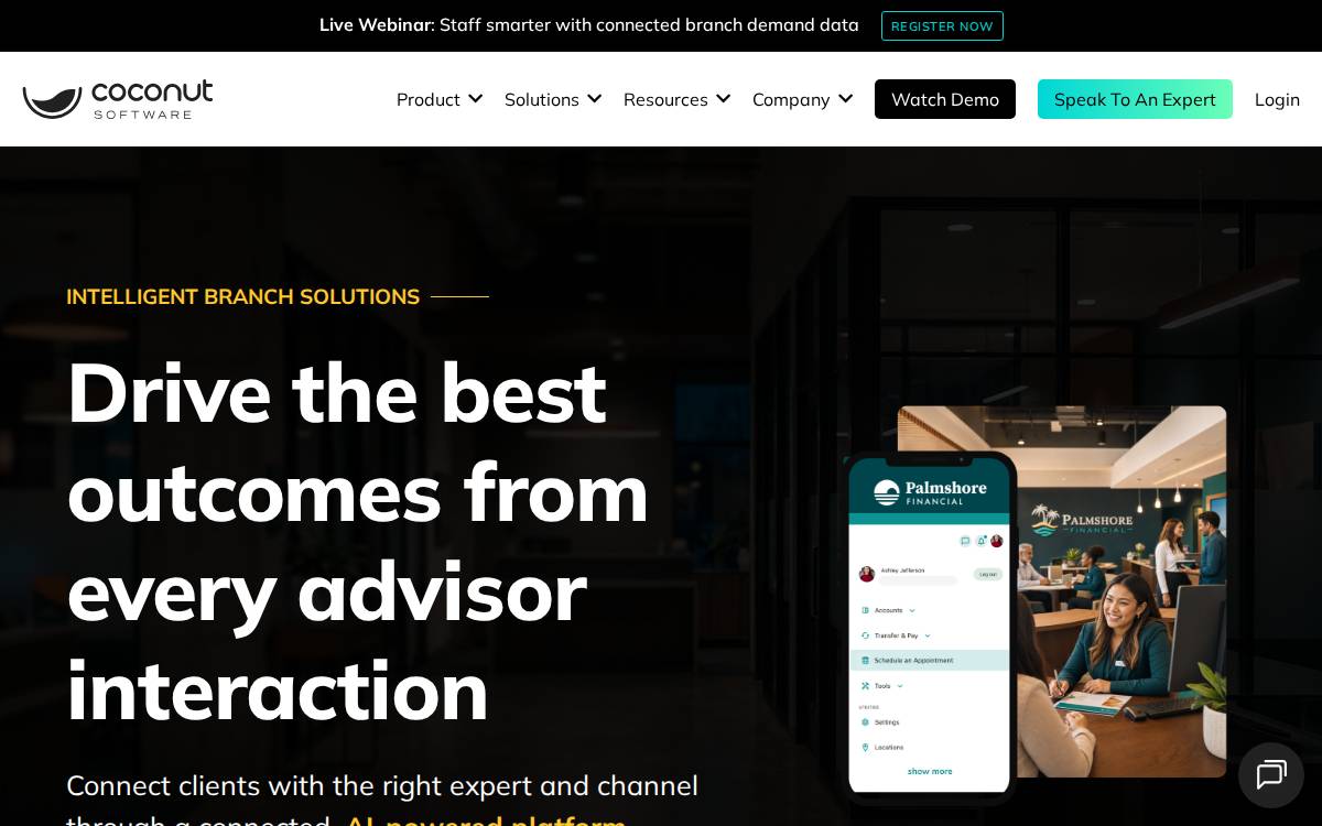 Coconut Software website preview