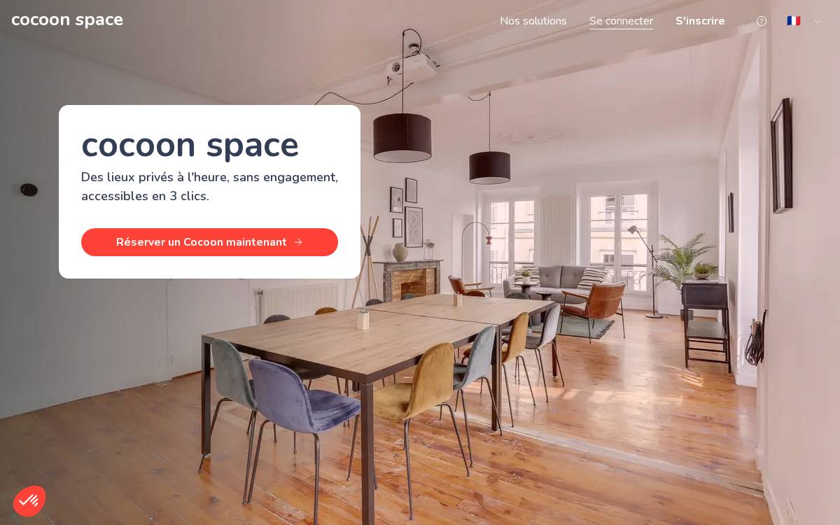 Cocoon Space website preview