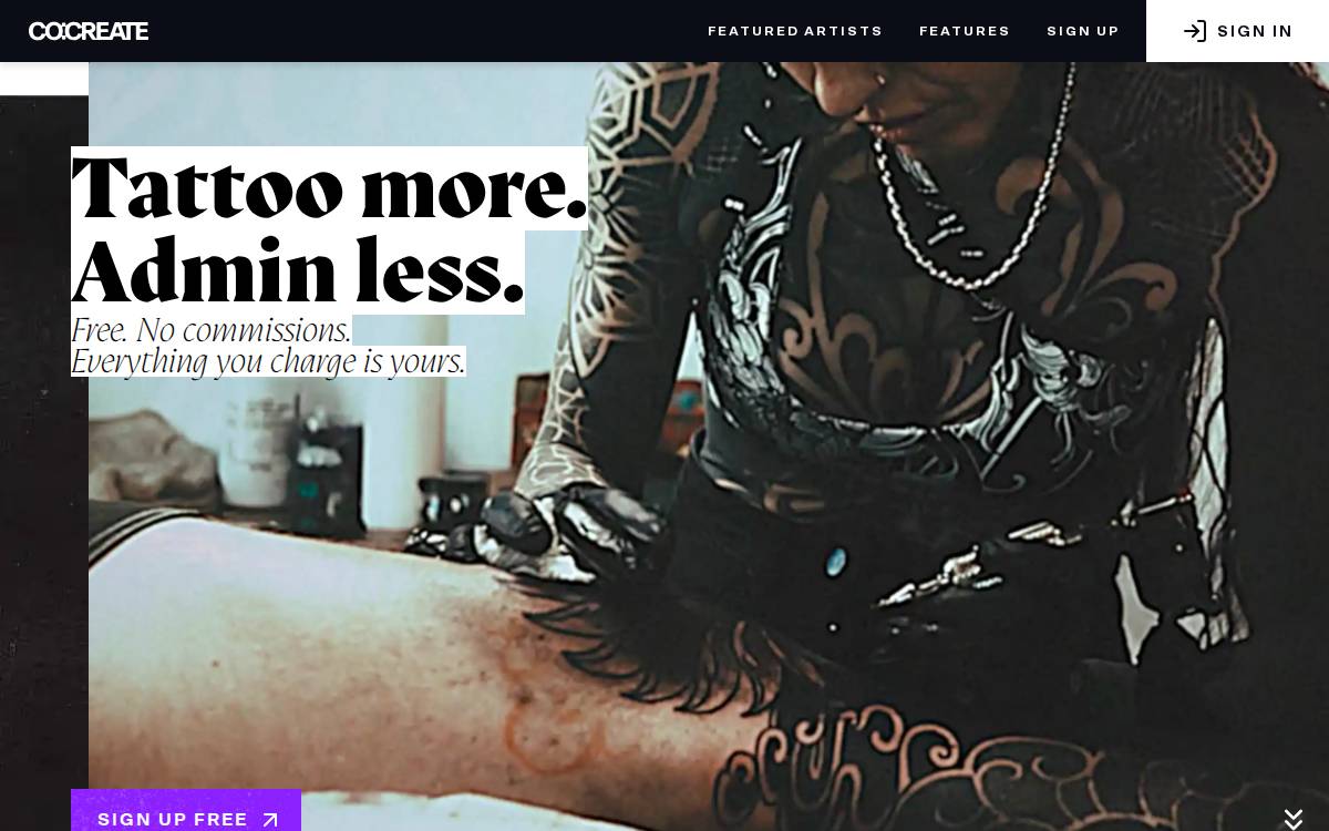 Cocreate website preview