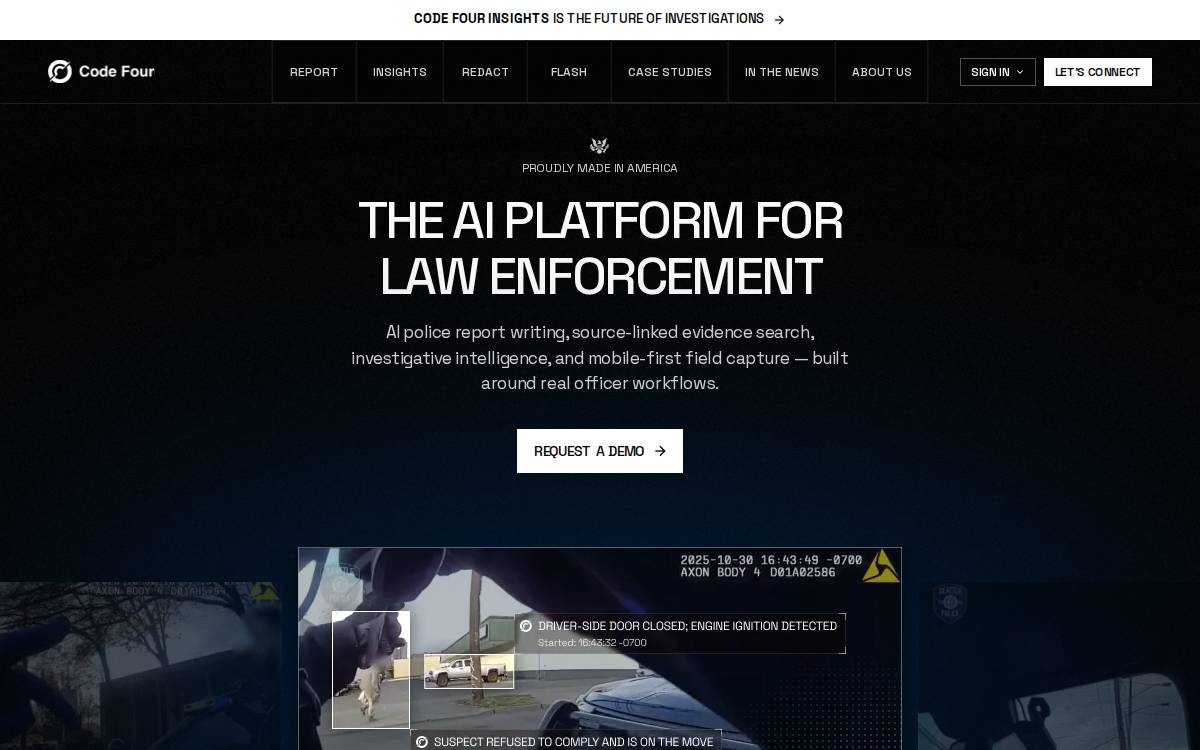Code Four website preview
