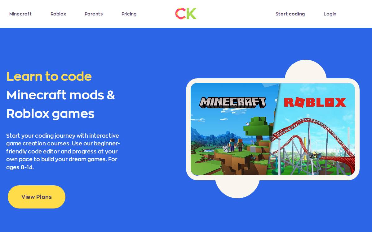 Code Kingdoms website preview