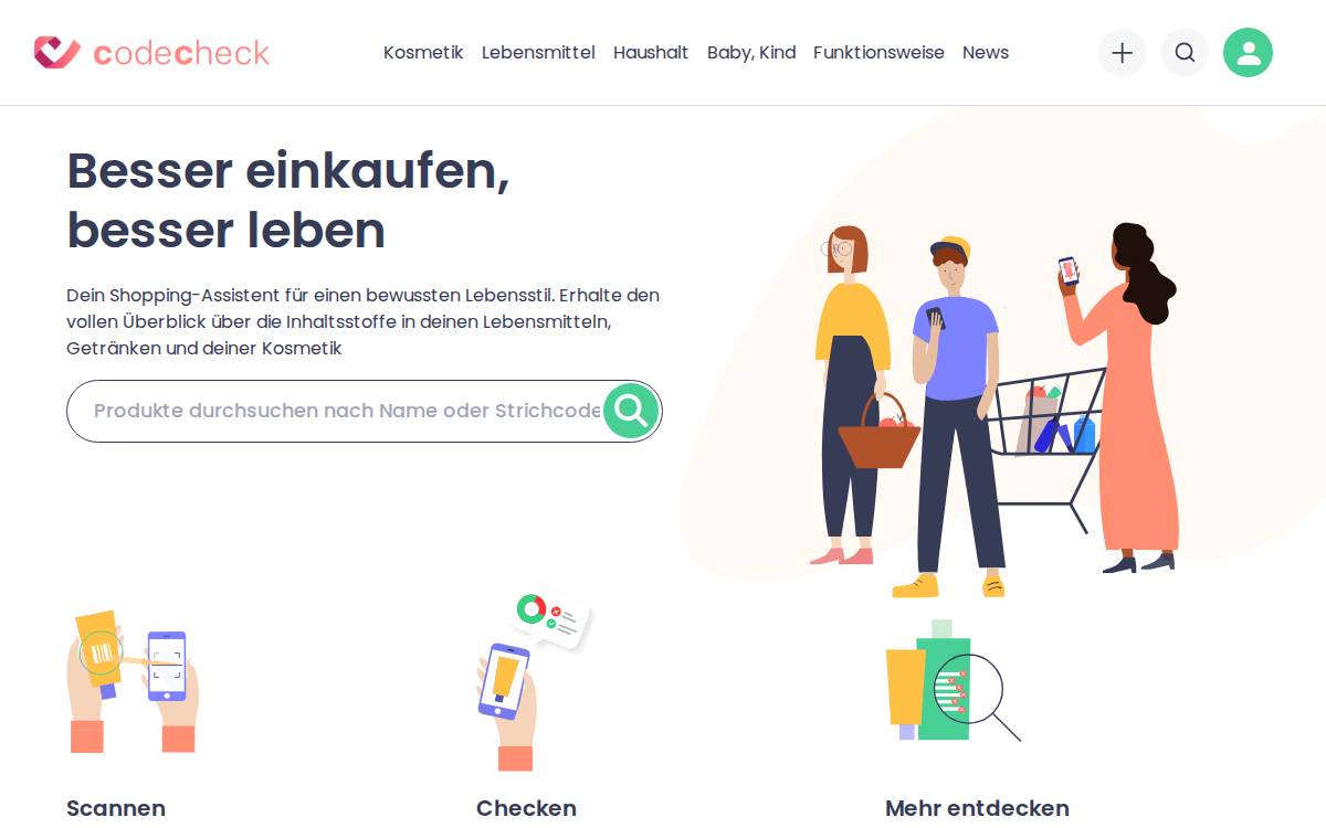 Codecheck website preview