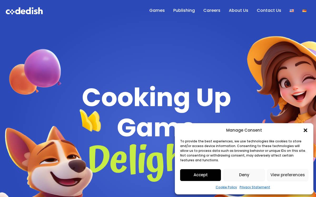 Codedish website preview