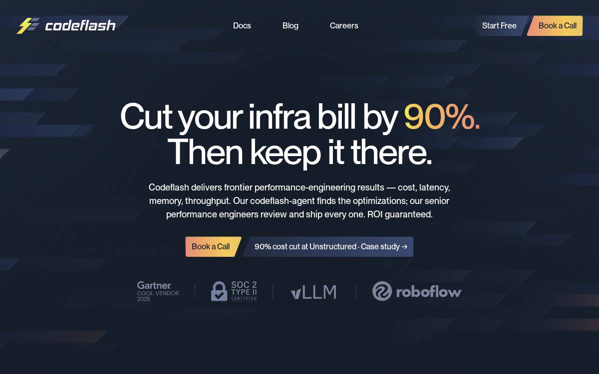 Codeflash website preview