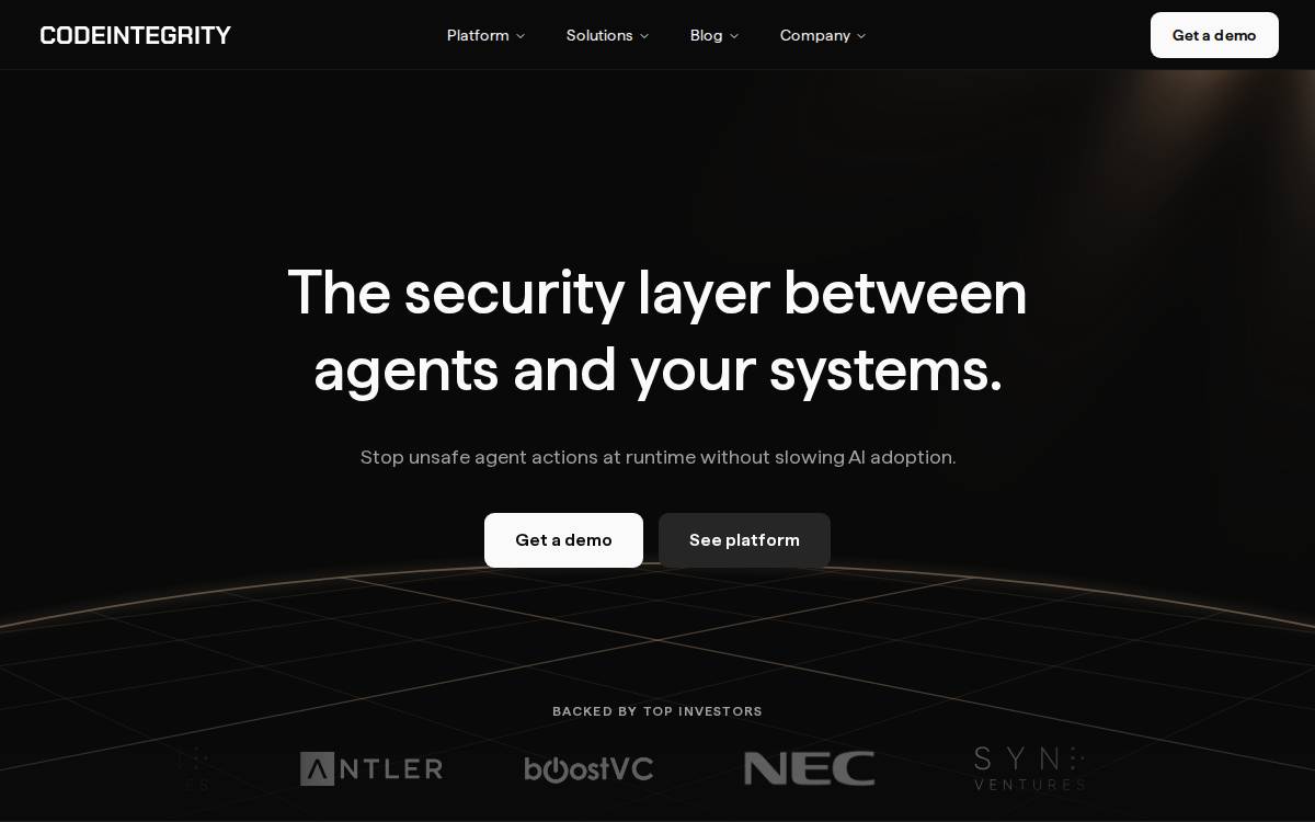 CodeIntegrity website preview