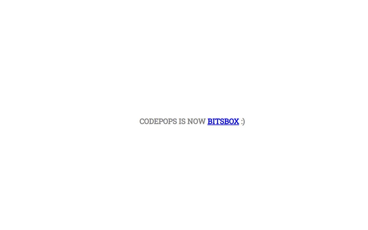 Codepops website preview