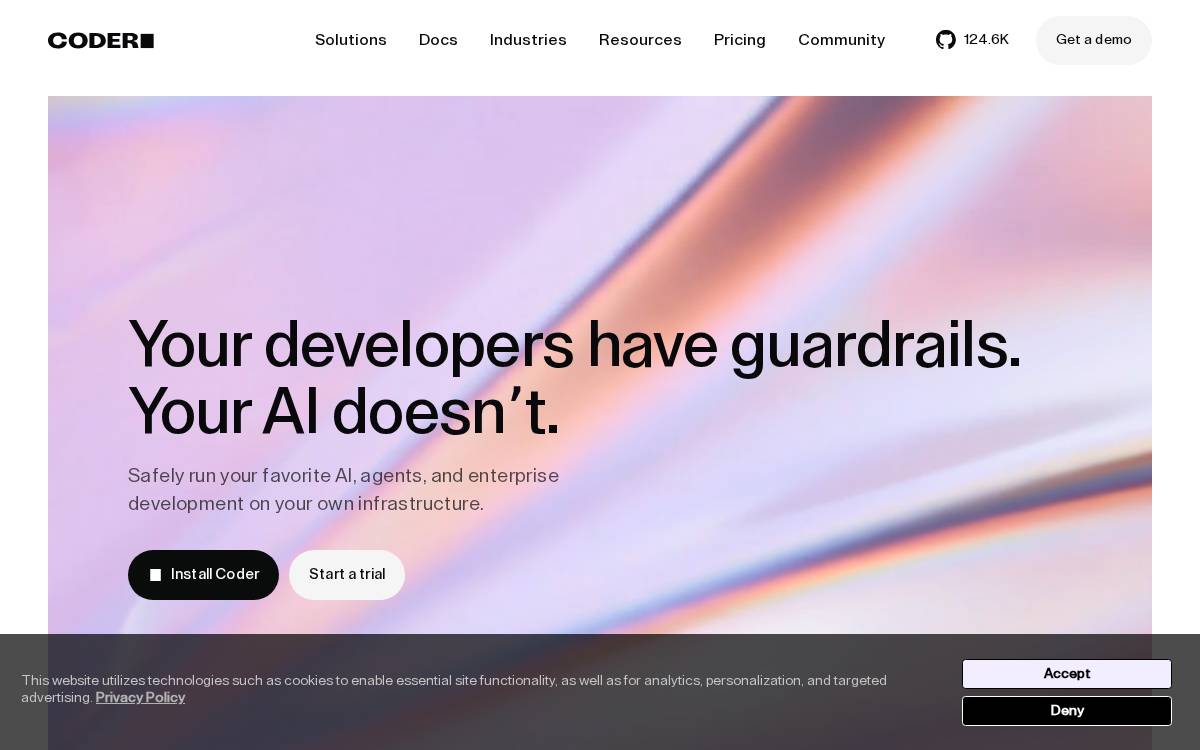 Coder website preview