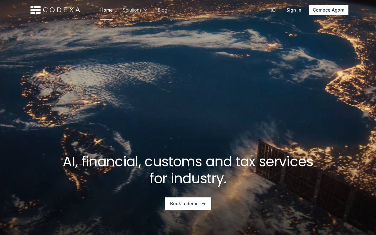 Codexa website preview