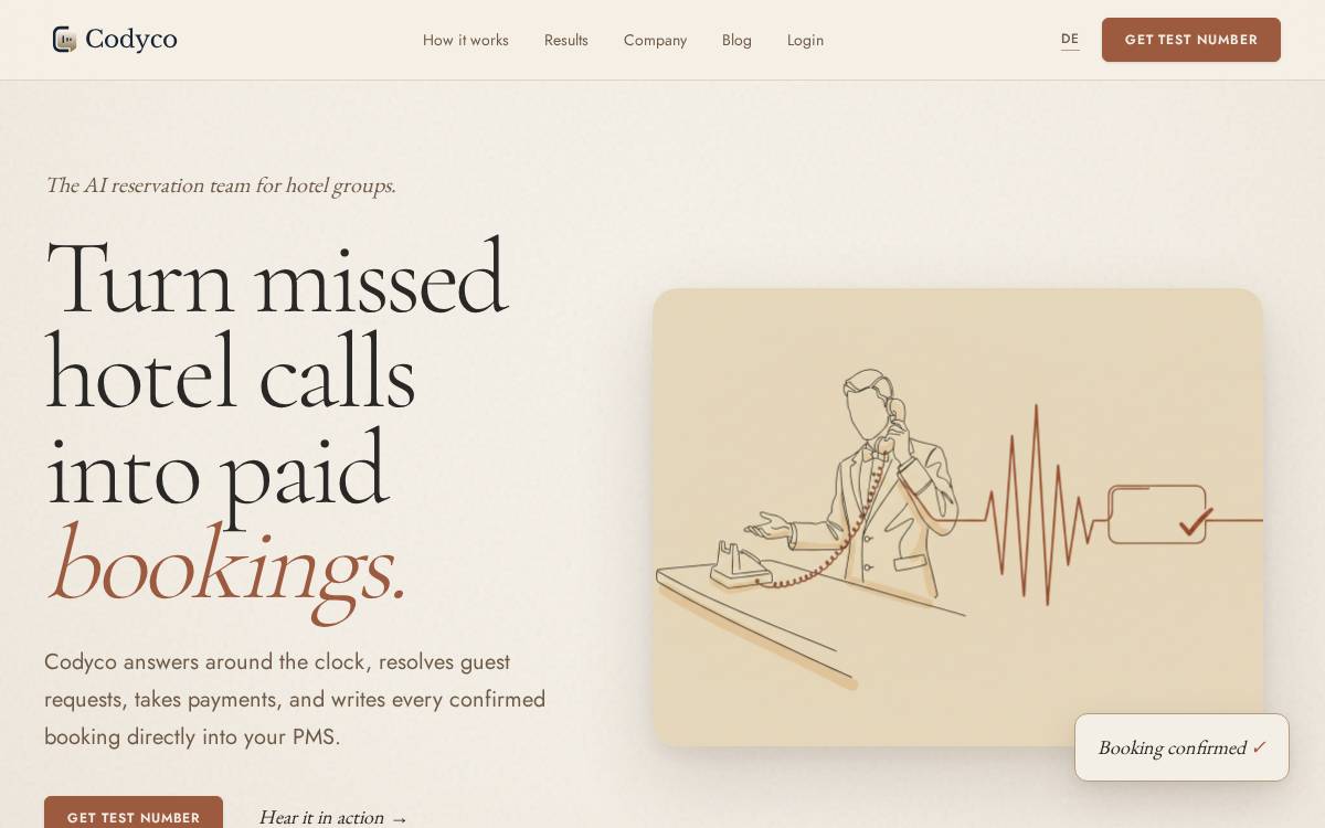 Codyco website preview