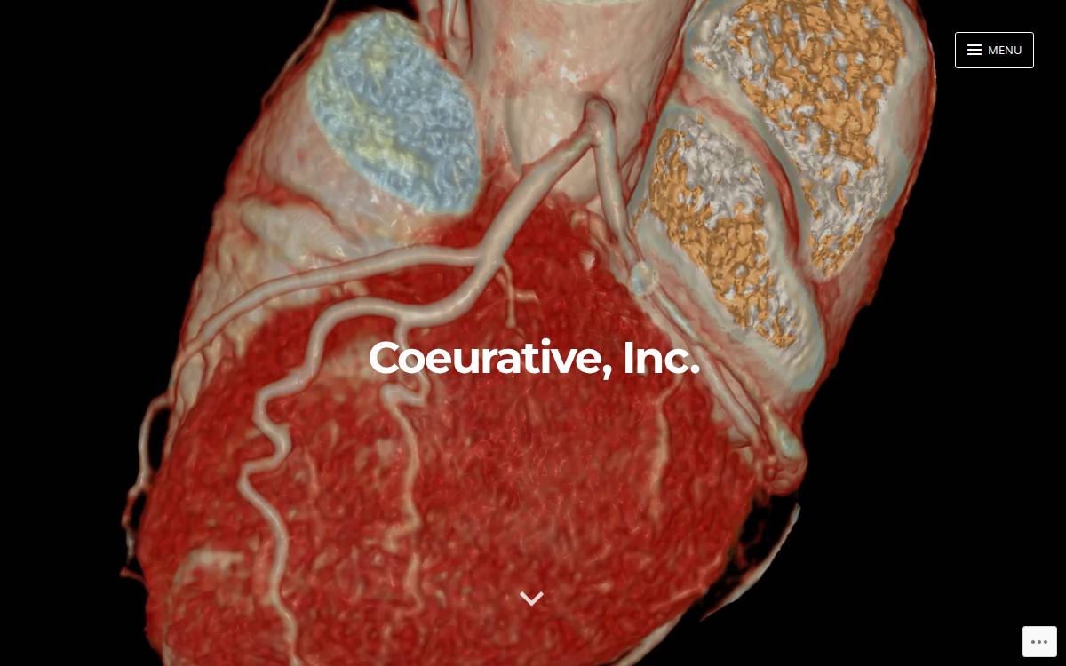 Coeurative website preview