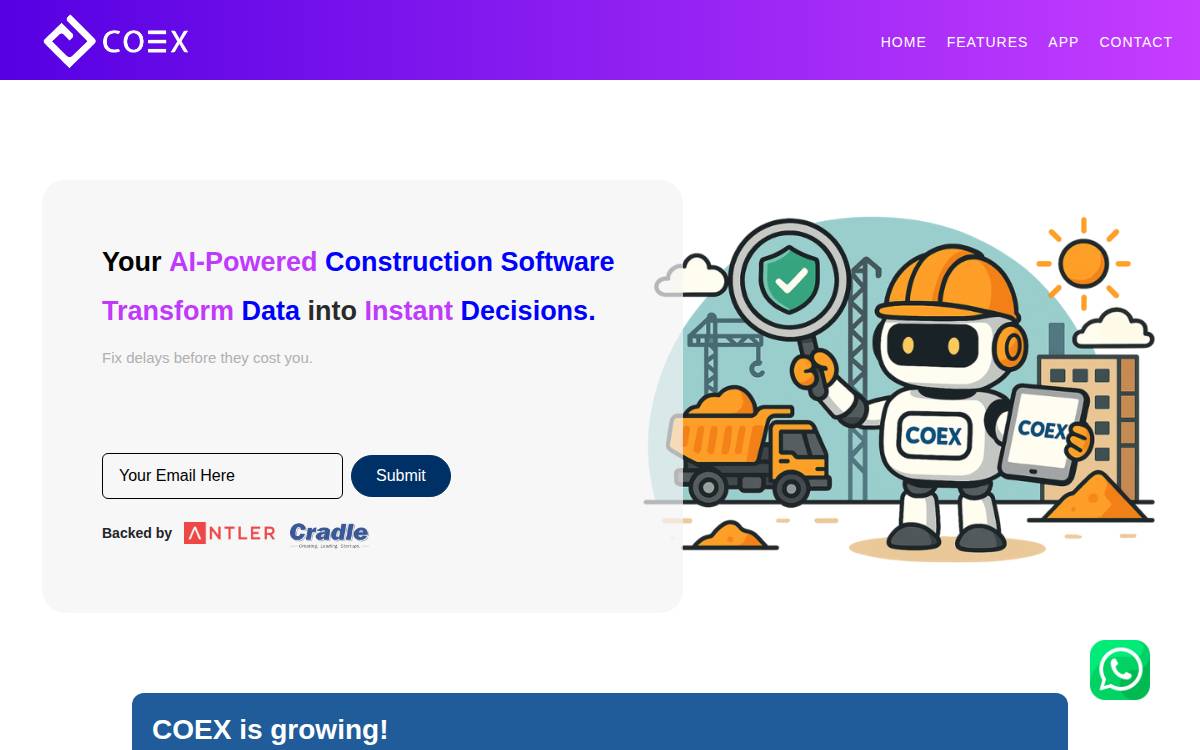 Coextech website preview