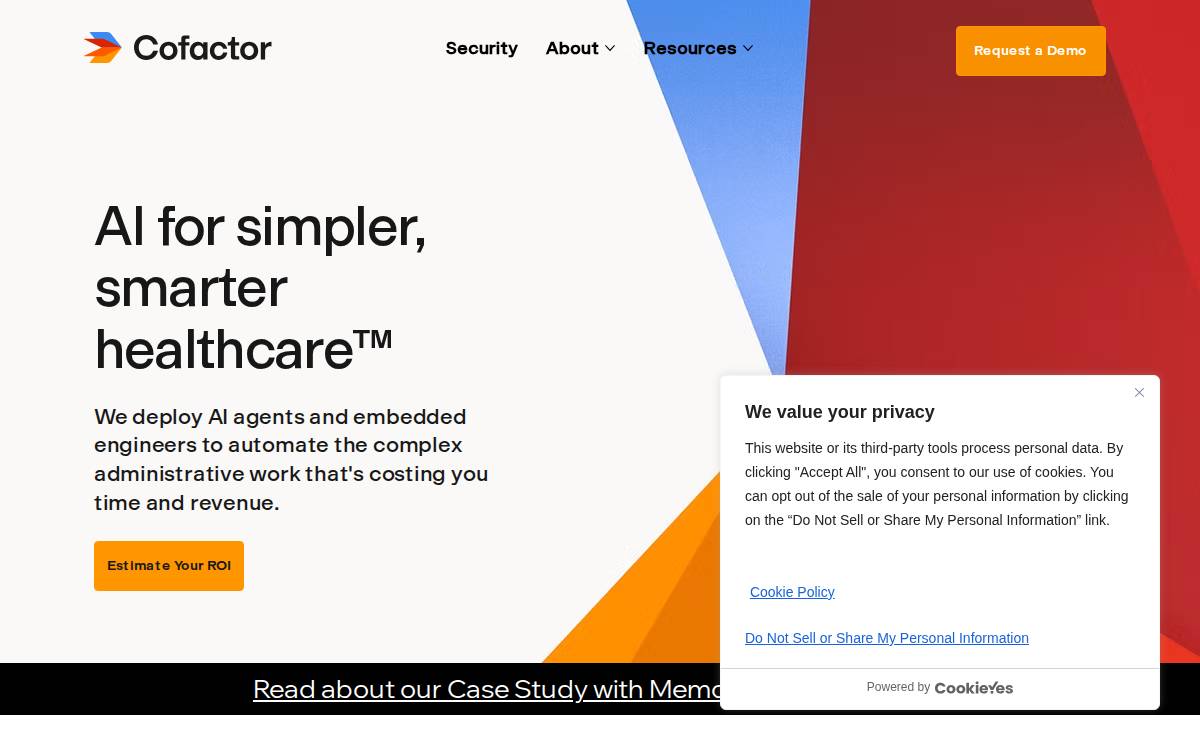 Cofactor AI website preview