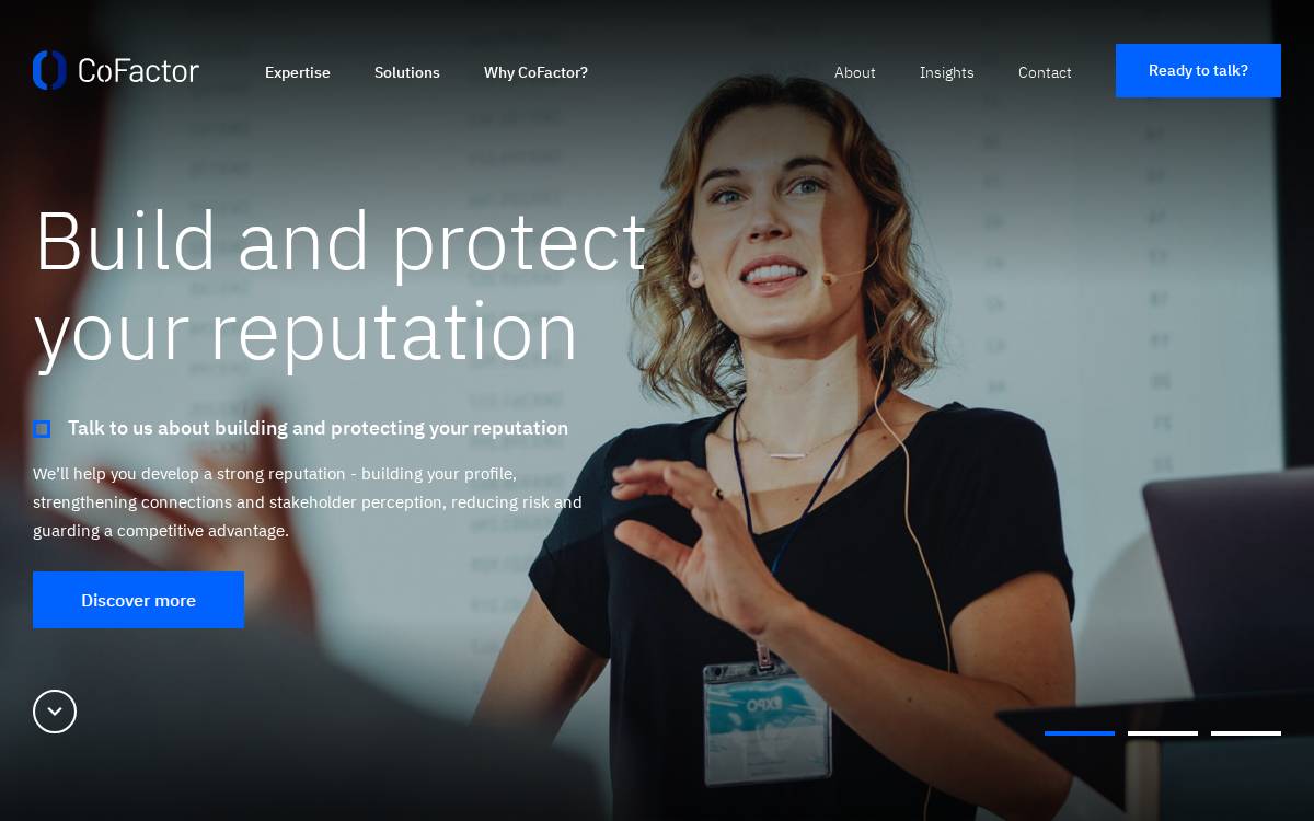 CoFactor website preview
