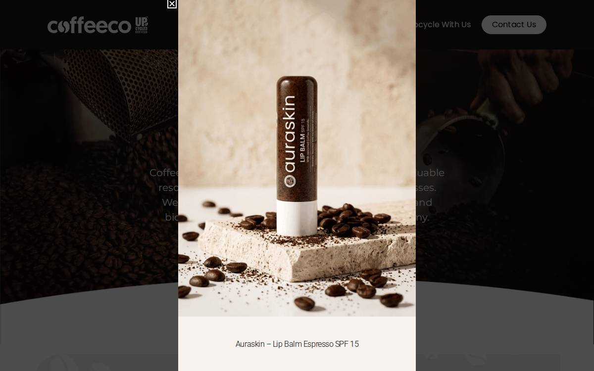 CoffeEco website preview