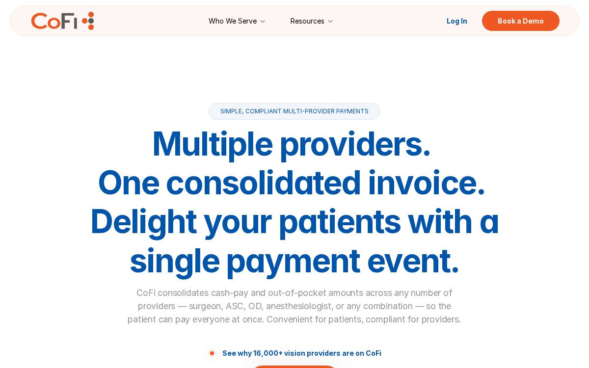 CoFi website preview