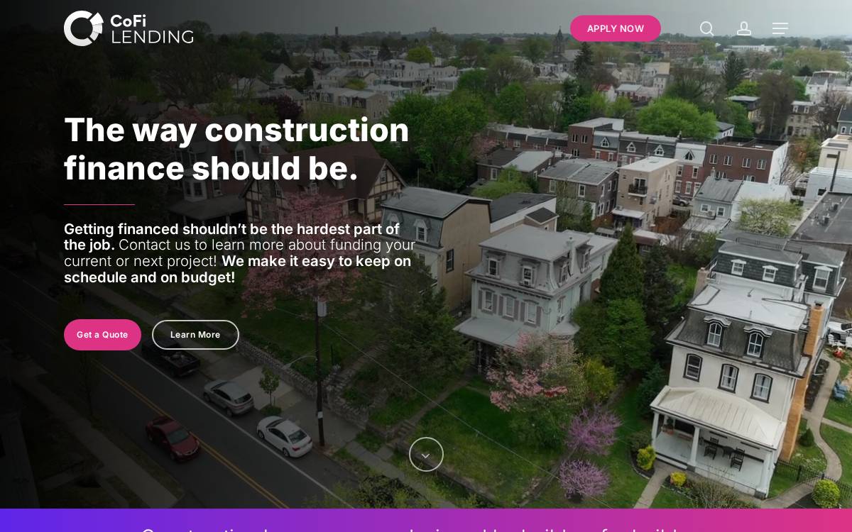 Cofilending website preview
