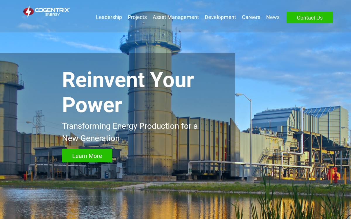 Cogentrix website preview