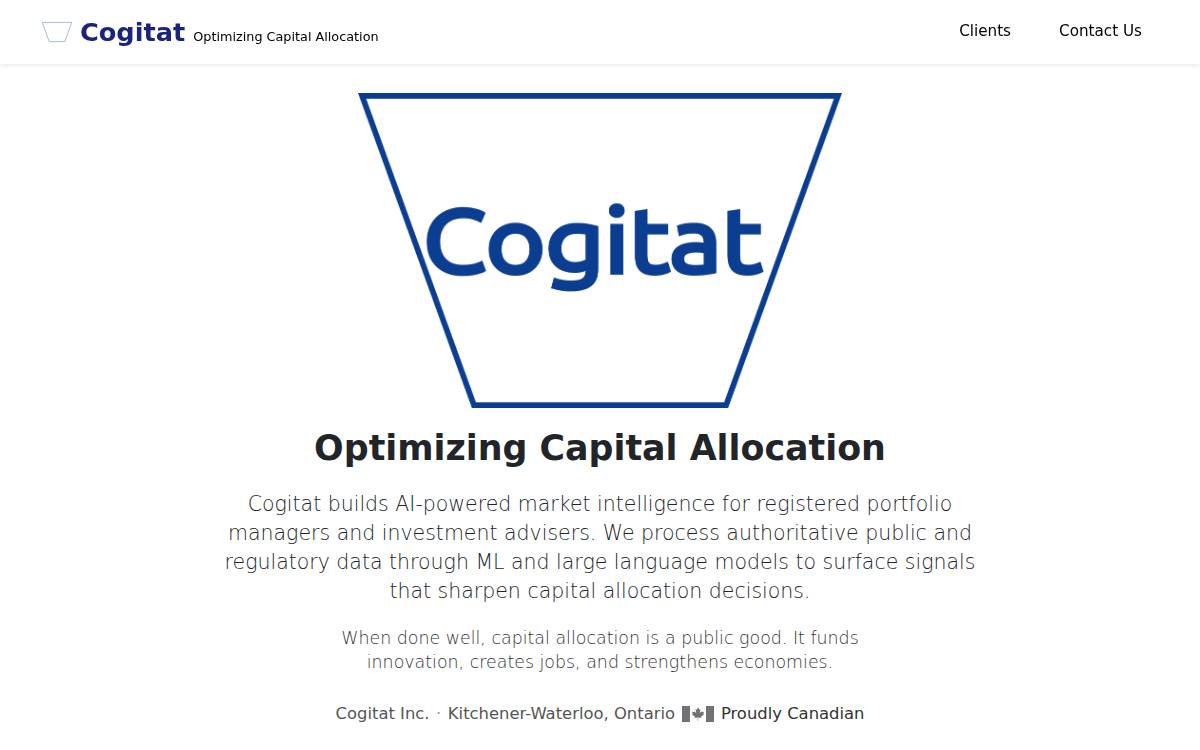 Cogitat Website website preview