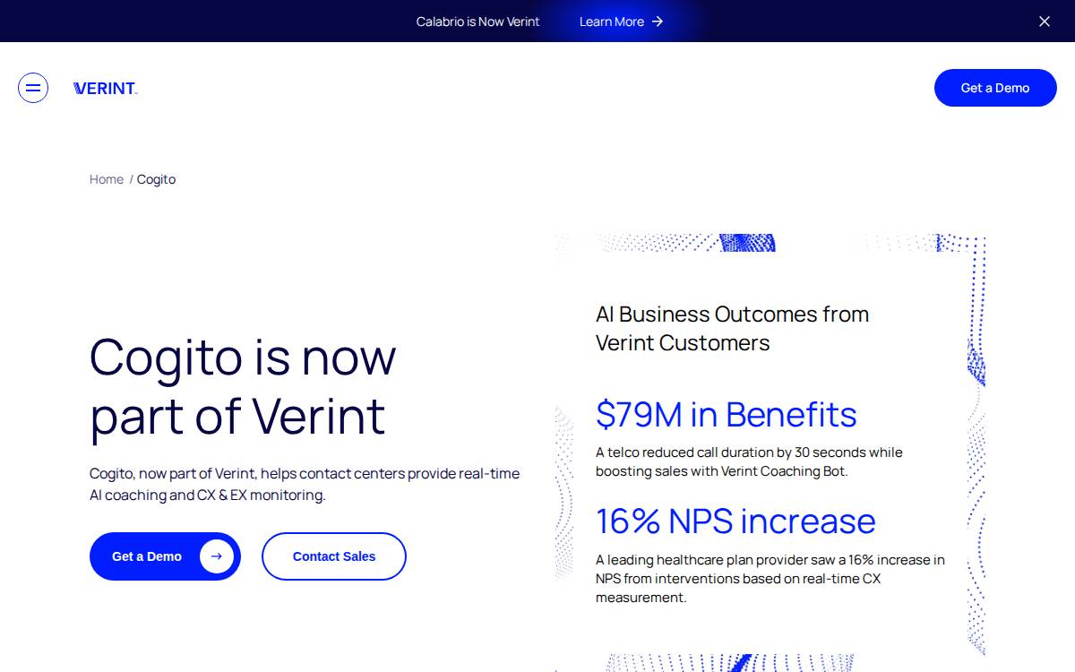 Cogito website preview