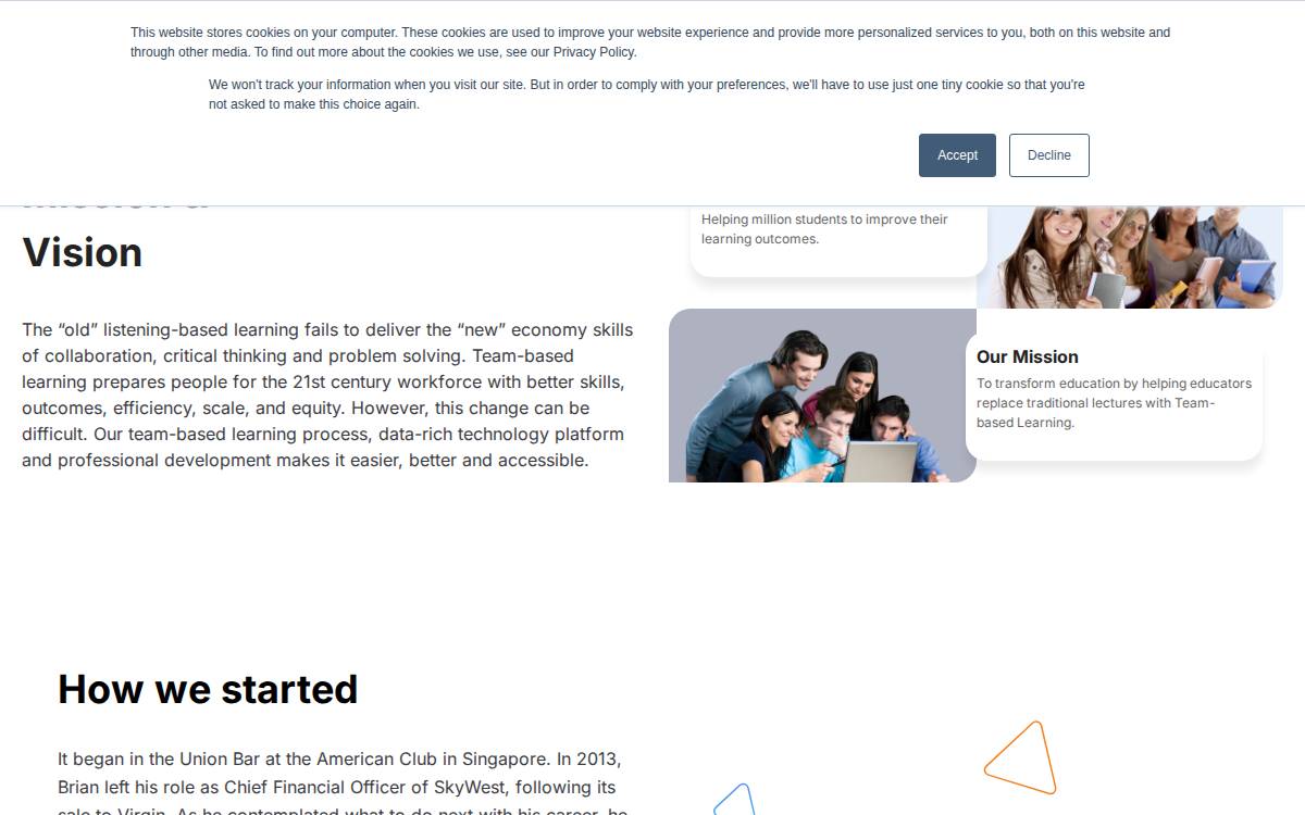 Cognalearn website preview