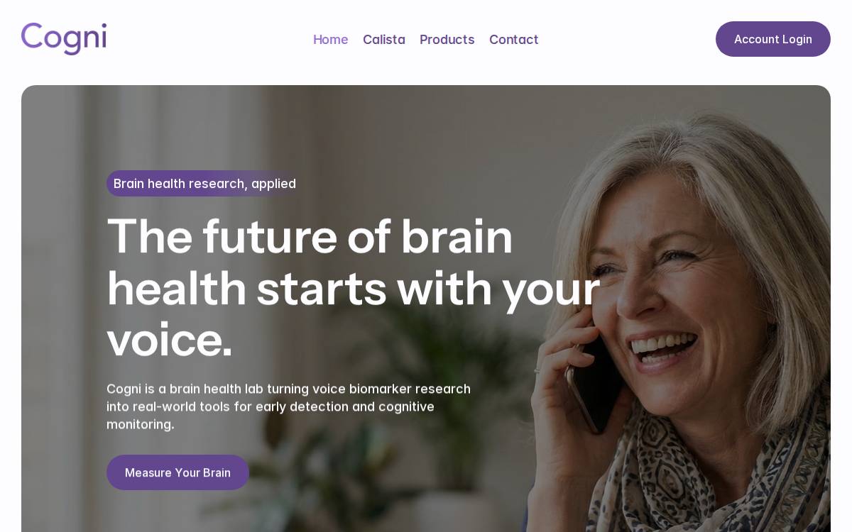 Cogni website preview