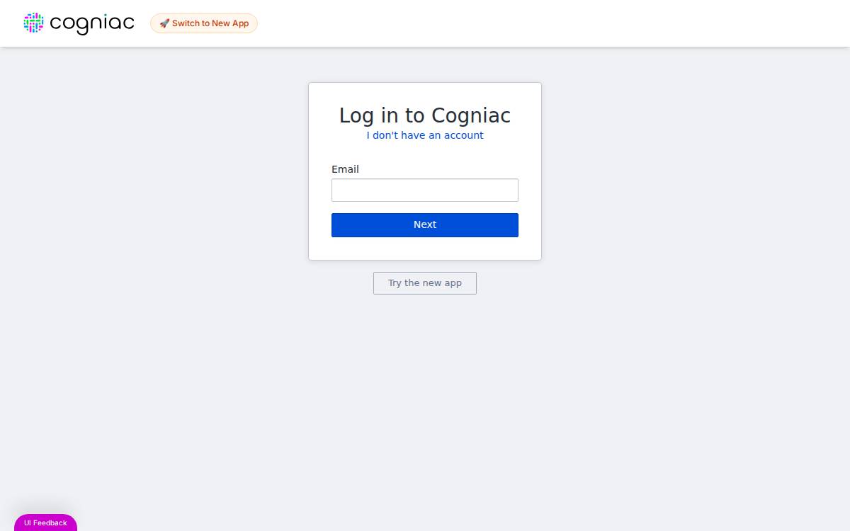Cogniac website preview