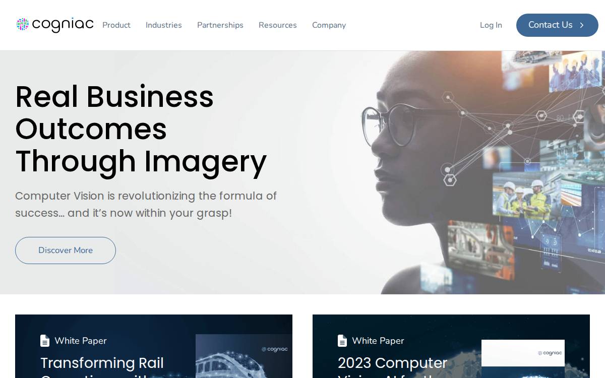 Cogniac website preview