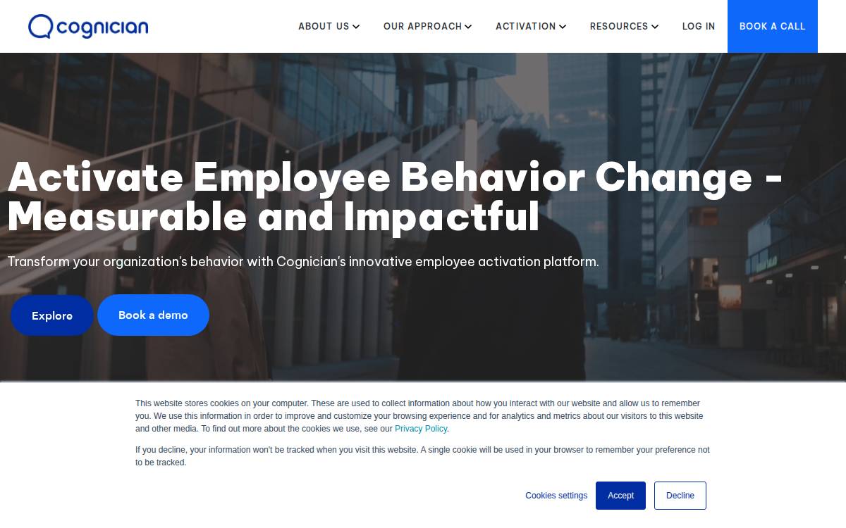Cognician website preview