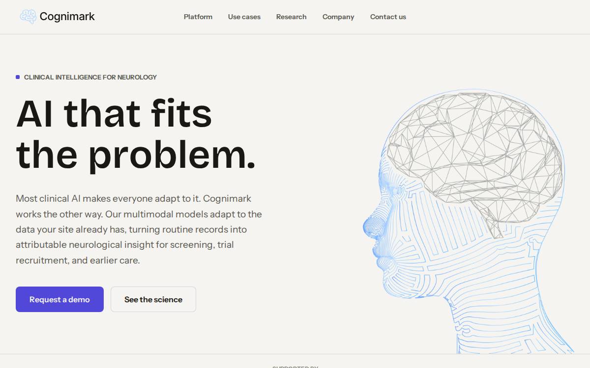 Cognimark website preview