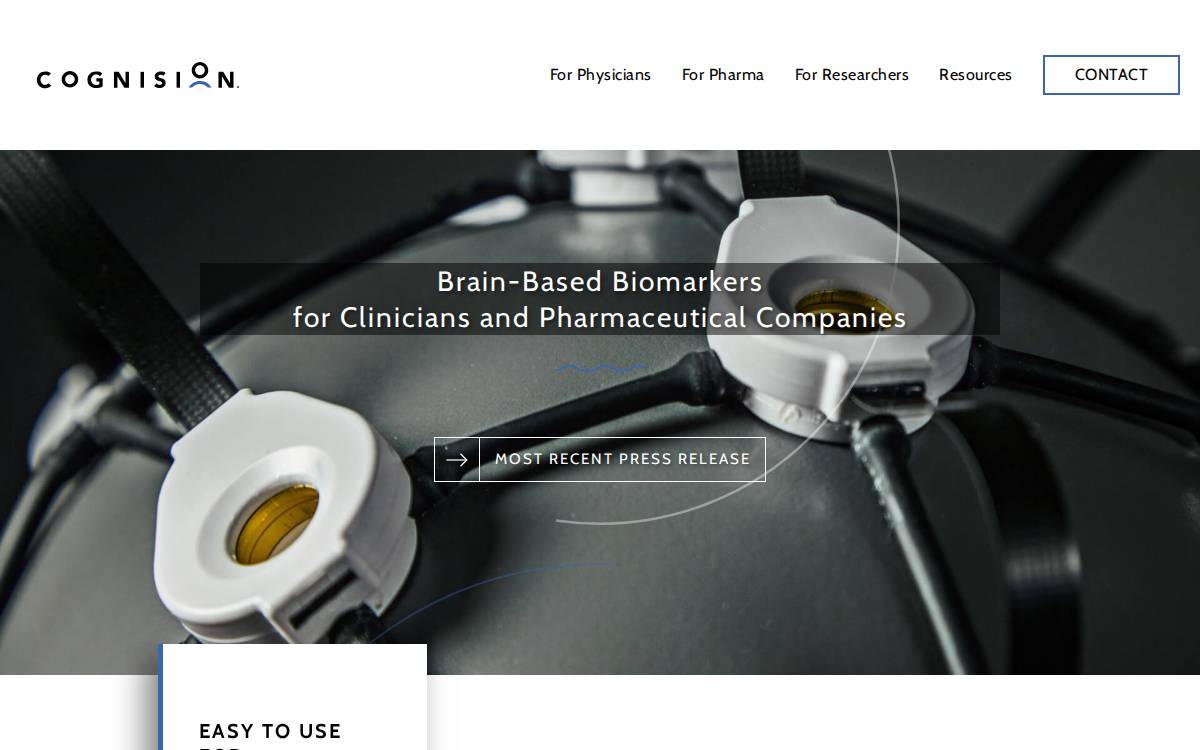 Cognision website preview