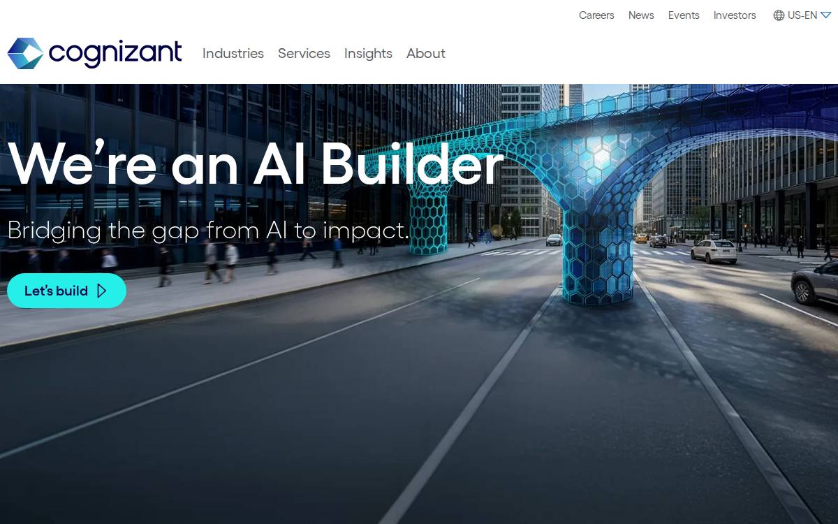 Cognizant website preview