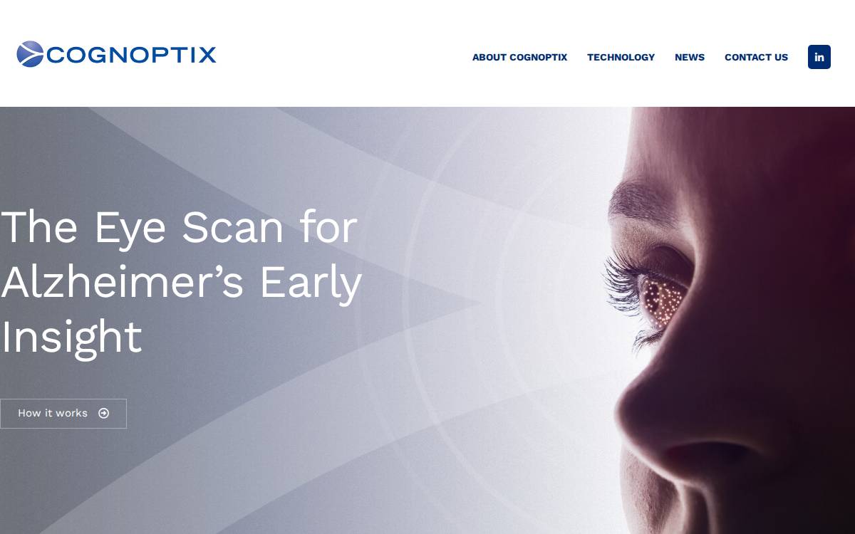 Cognoptix website preview