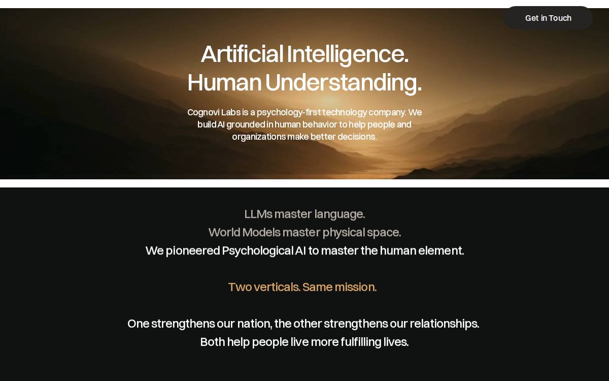 Cognovi Labs website preview