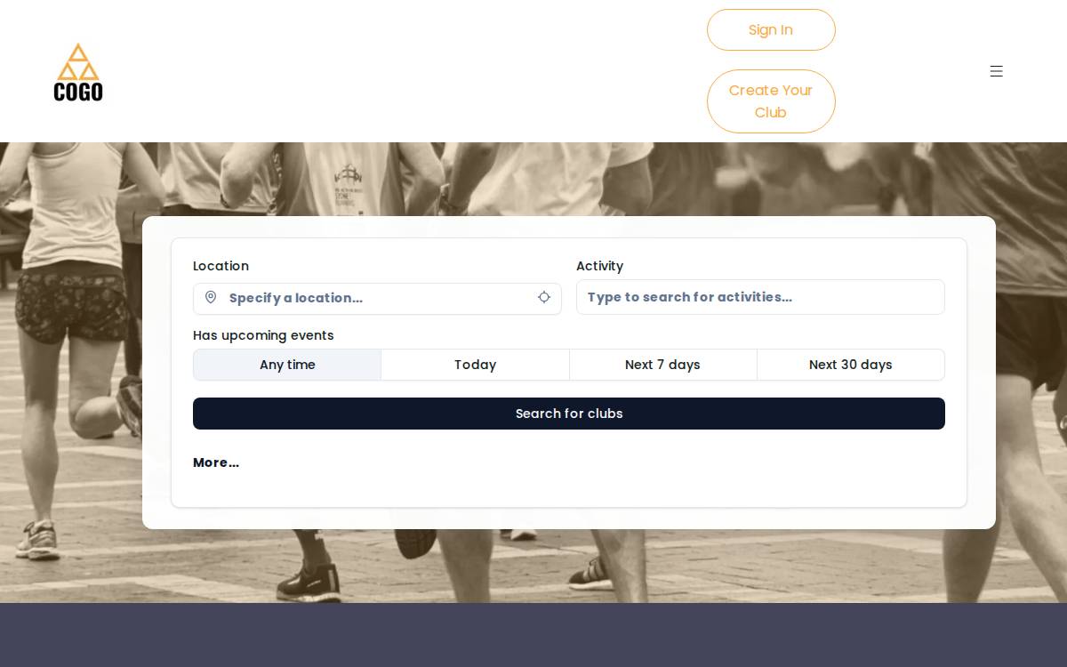 COGO website preview