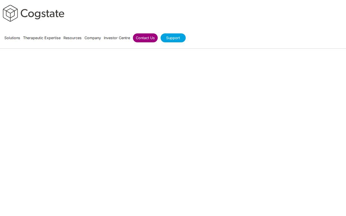 cogstate website preview